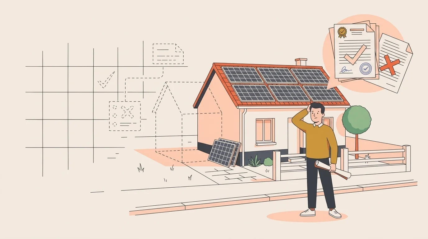 Panneaux solaires : comment déposer la déclaration préalable et éviter le refus ? — Bafter