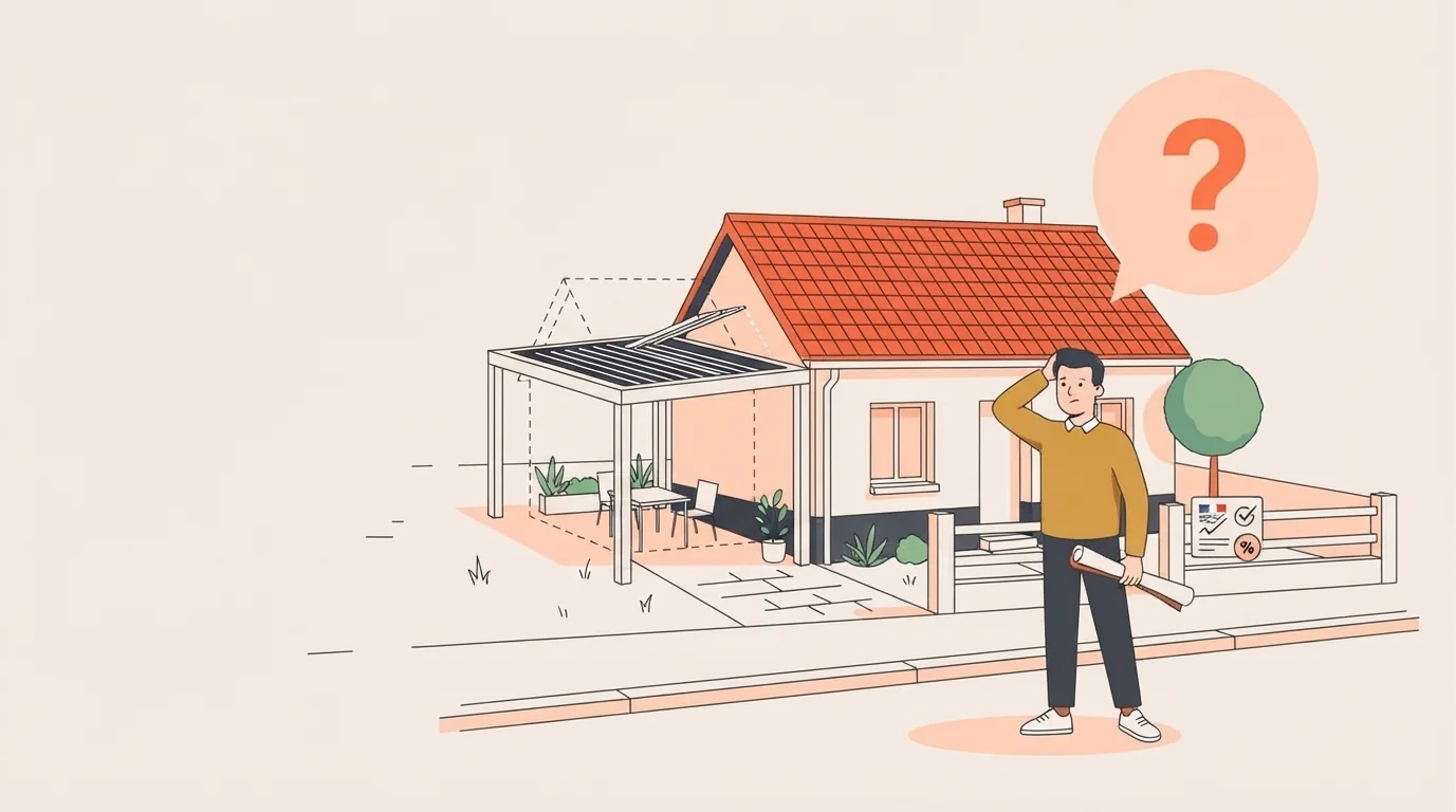 Pergola bioclimatique : quelle autorisation d'urbanisme et quelle taxe en 2026 ? — Bafter