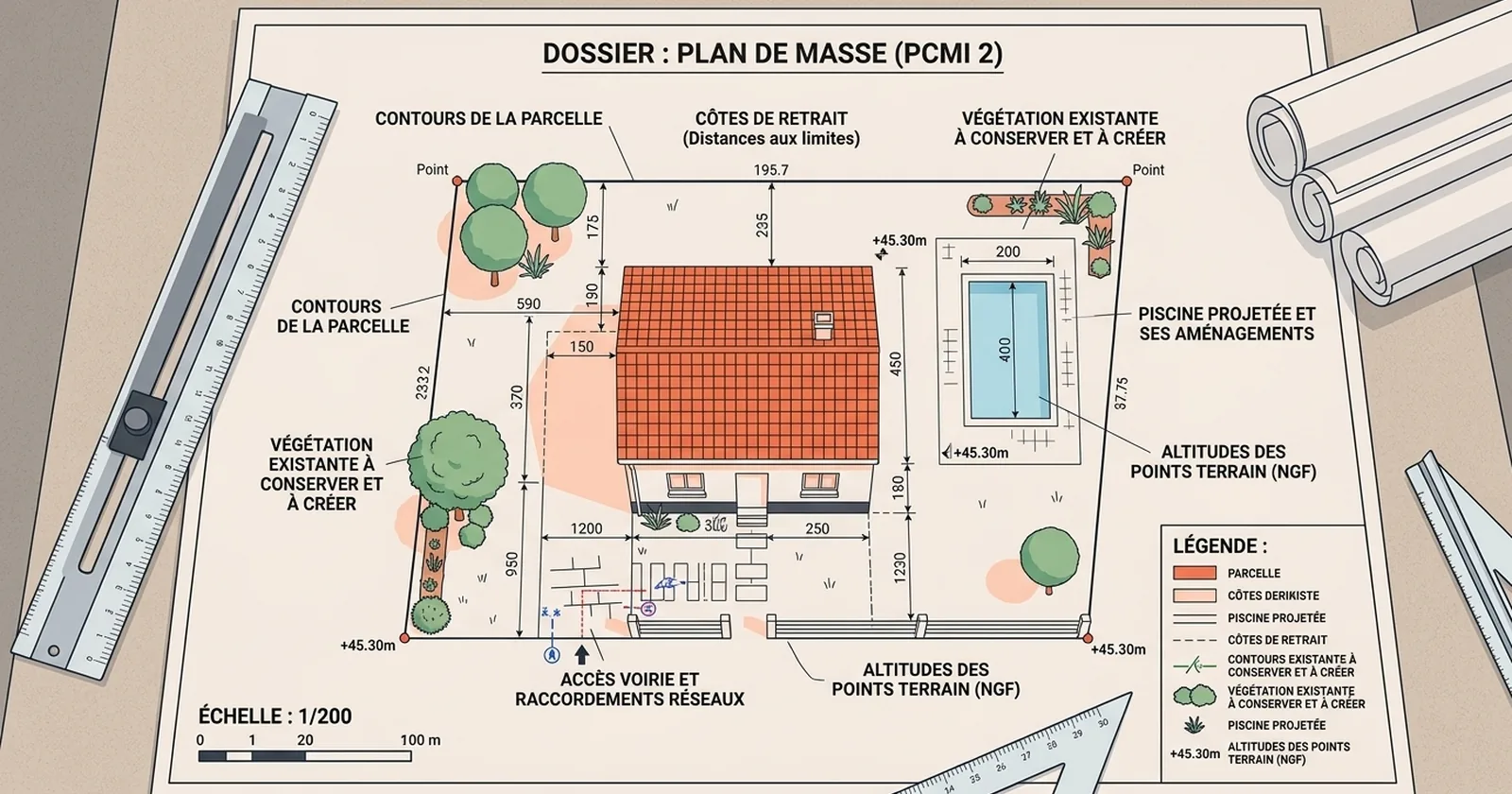Plan de masse — Démarches & autorisations — Bafter