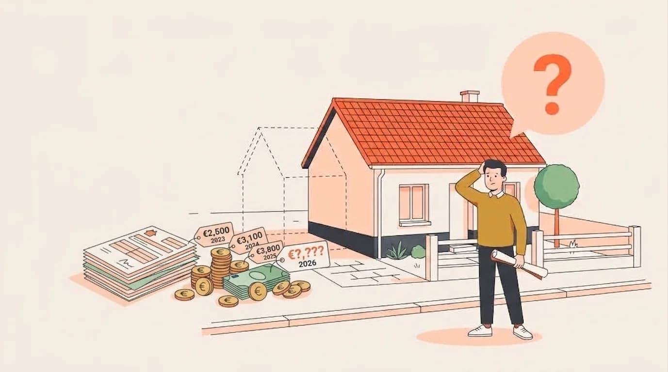 Prix d'un permis de construire en 2026 : combien coûte vraiment le dossier ?