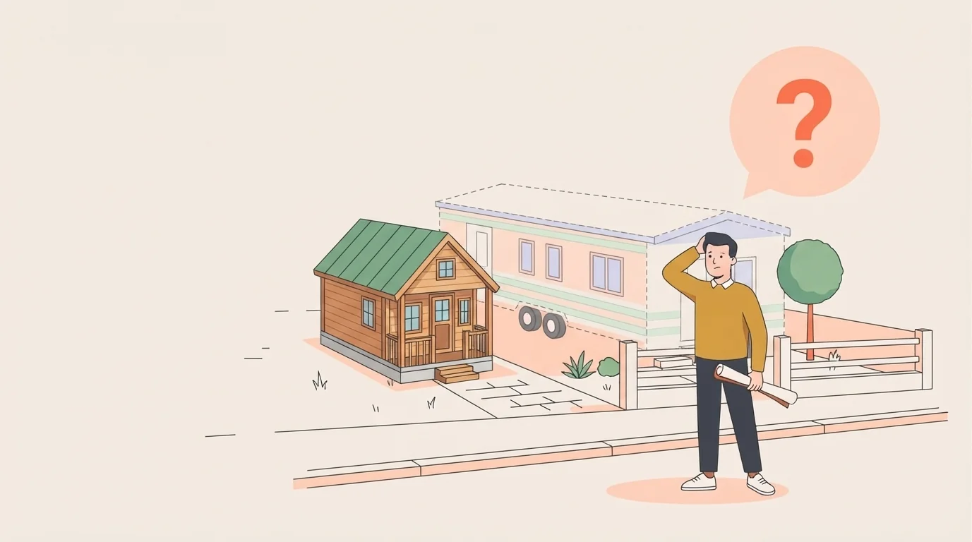 Tiny house et mobil-home sur son terrain — Habitat alternatif — Bafter