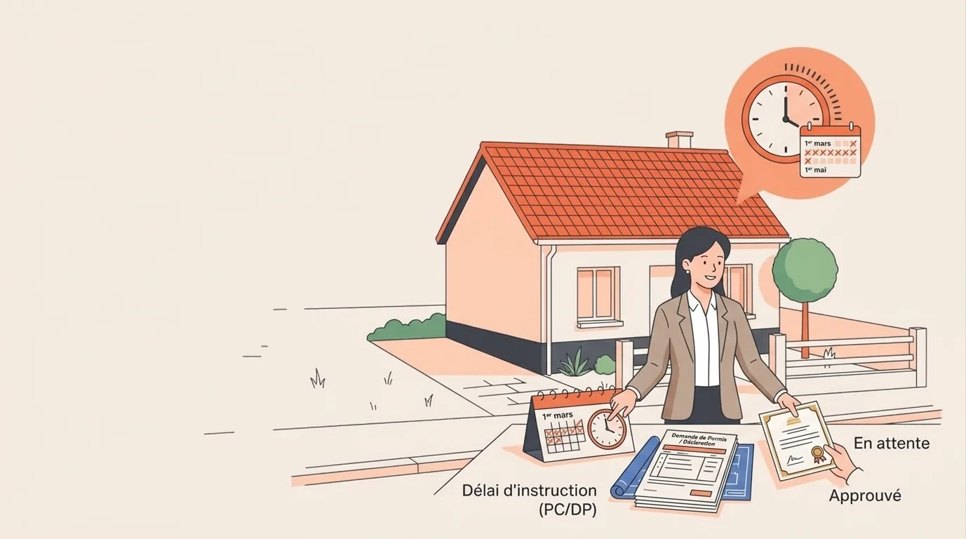Délai d'instruction d'un permis de construire ou d'une déclaration préalable : combien de temps attendre ?