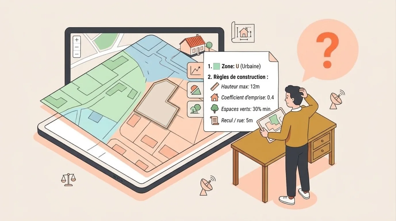 Géoportail de l'urbanisme : comment trouver la zone et les règles de votre parcelle ?