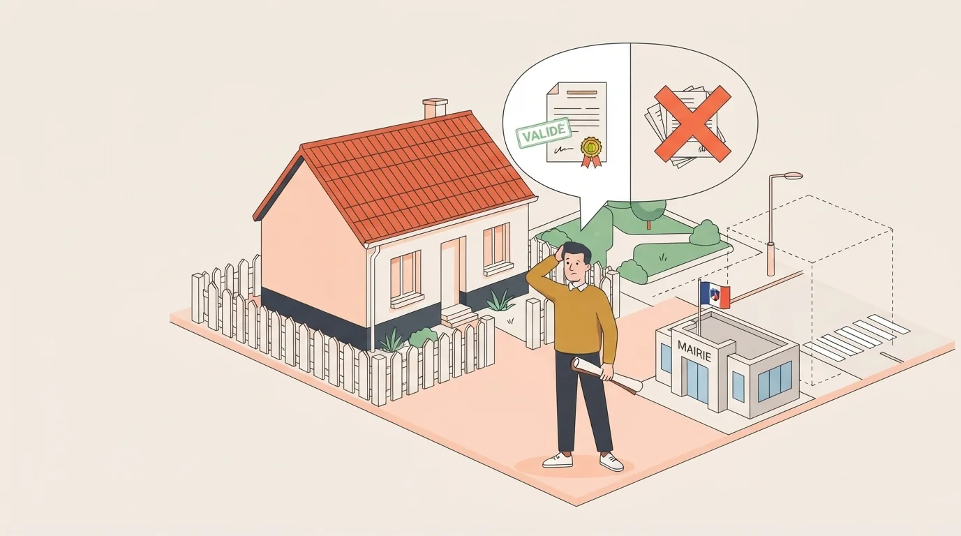 Dépôt du dossier au service urbanisme de la mairie